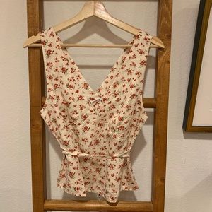 REFORMATION Vireo Floral Tank Top Collette